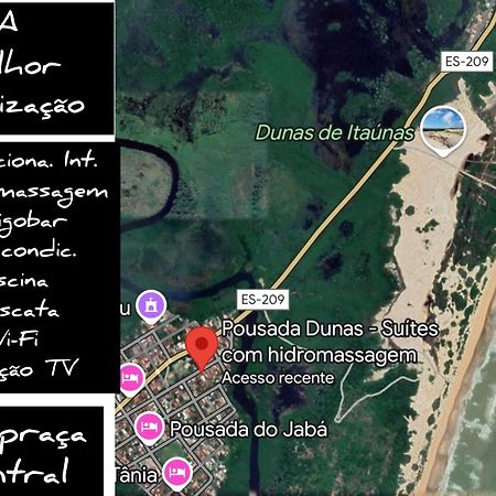 Pousada Dunas - Suites Com Hidromassagem No Coracao Da Vila Itaunas  Zewnętrze zdjęcie
